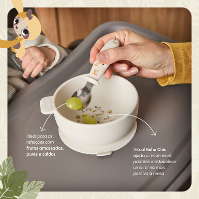 Bowl com Ventosa Infantil Tiny Love Boho Chic - Pronto para qualquer preparo